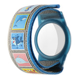For Apple AirTag Anti Lost Wristband AirTag  Protective Holder Bracelet  for Kids Ocean Style