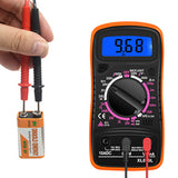 2 PCS Digital Multimeter DC AC Voltmeter Voltmeter and Ohm Volt Amp Meter with PTC protection