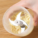 Cordless Electric Garlic Chopper Mini Meat Mincer USB 6 Blades