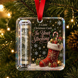 4 PCS Christmas Cash Gift Holder Ornaments with Ribbons for Decorating