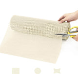 Non-Adhesive Drawer and Shelf Liner for Cabinets Beige