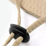 Foldable Wide Brim Outdoor Hat with Wind Strap for Fishing and Hiking Khaki