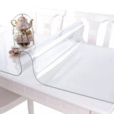 Clear PVC Tablecloth Protector Waterproof/Oil-Proof Plastic
