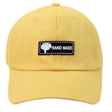 2 in 1 Eye Shade Baseball Cap Adjustable Cotton Blend Yellow