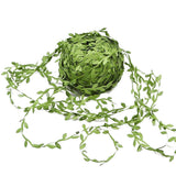 Polyester Artificial Willow Leaf Vine Garland Green for DIY Decor