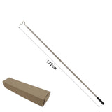 Stainless Steel Clothes Hook Pole Clothes Hanger Reaching Hook for Hanging Clothes Large