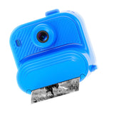 DIY Instant Print Camera with 48MP Photos and Built-in Mini Printer Blue
