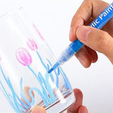 18 Colours Set DIY Nail Art Paint Pen Set Quick Drying Acrylic Paint Markers Nail Dotting Drawing Pens for Manicure