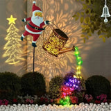 Solar Santa Claus Garden Stake Light Outdoor Christmas Yard Decoration
