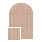 Arched Felt Bulletin Board Large with 30 Push Pins for Office Home School Pink