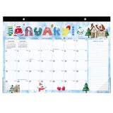 18-Month Desk Calendar (Jan 2026 – June 2027) with Corner Protectors for Office Style 1