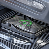 Wireless Charging Pad 15W 2 in 1 with Non Slip Car Phone Holder
