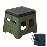 Portable Folding Toilet for Camping and Travel Green