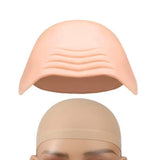 Bald Wig Cap Wrinkled with Short Ears Wig Net for Cosplay Halloween