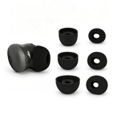 6 Pairs Replacement Ear Tips Compatible with Google Pixel Buds 2a Silicone Tips Black