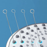 Multiplesize Shower Head Cleaner Tool, Shower Head Cleaning Brushes Set for Bathroom Orange