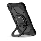 360 Rotating Stand Case for Samsung Tab A11 Plus A9 Plus with Strap Black