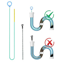 90cm Drain Hair Clog Remover – Sink Snake Drain Cleaner Tool Style 1