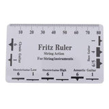15Pcs Guitar Luthier Measuring Tool Set String Action Ruler Understring Radius Gauge Guitar Radian Ruler Kit