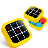 5-in-1 Electronic Tic Tac Toe Game – Portable Handheld Travel Toy