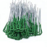 100 PCS 15cm Galvanized U Shaped Garden Landscape Staples