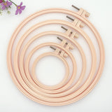 6 PCS Embroidery Hoops with 16 Needles for Embroidery Craft Sewing