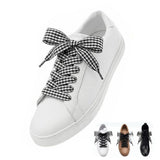6 Pairs Shoe Laces Fashion Soft Satin Ribbon Shoelaces for Sneakers Boots