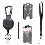 Retractable Badge Holder with Lanyard ID Card Holder for Work