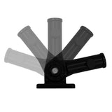 Wall Mounted Flag Bracket Adjustable for Garden Lights Poles Flags Black