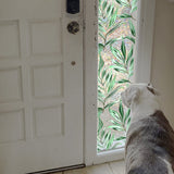 2Pcs Glass Window Privacy Static Cling Frosted Sticker Covering Film Style 1