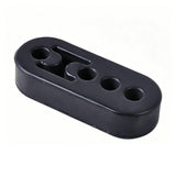 4PCS Universal Black Rubber Exhaust Hanger Mount Brackets for Sedan SUV Truck Van