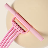 8-Tube Adjustable Resistance Bands with Pedal Detachable Exercise Bands Resistance Training Equipment for Home Office Yoga Workouts Pink