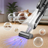 8000PA Car Vacuum Cleaner & Air Duster Portable with LED Light for Office
