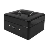Lockable Cash Box with Code Lock Security Black