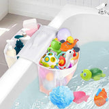 2 Compartments Bath Toy Storage Organizer for Bathtub