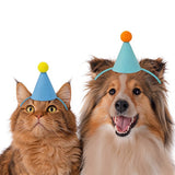 Pet Plush Toy Birthday Party Hat with Adjustable Elastic Photo Prop