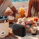Mini Portable Bluetooth 5.4 Outdoor Speaker IPX4 Waterproof TWS Pairing Black