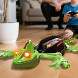 Rechargeable Wall Climbing Gecko RC Car Toy Green