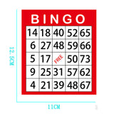 120PCS Colorful Bingo Cards Set for Party Classroom Family Games