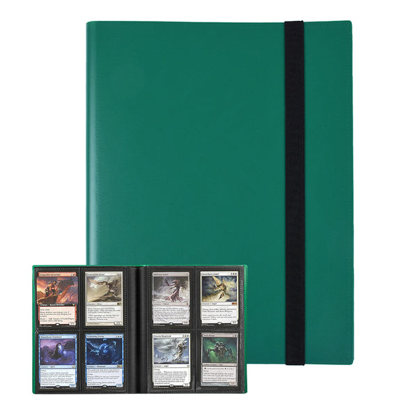 160-Pocket Card Binder for Trading Card Game Card Collection Book Green