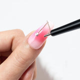 3-in-1 Nail Art Pen Set Double Head Cats Eye Effect Manicure DIY Tool