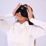 Blackout Bluetooth Sleep Mask Wireless Music Eye Mask Headphones Black