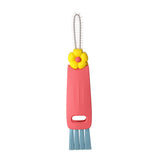 3 in 1 Cup Lid Cleaning Brush Crevice Cleaning Brush for Bottle Gap Tight Spaces Cup Red