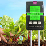 6-in-1 Soil Moisture Meter with pH and Plant Temperature Meter for Garden