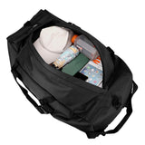 90L Oxford Rolling Travel Duffle Bag Foldable 3 Carry Modes