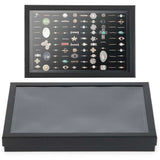 100 Slots Jewelry Ring Display Organizer Tray Case