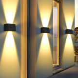 LED Wall Light waterproof Outdoor 0 to 120 Degree Adjustable Lamp Exterior lights Yard Warm Light
