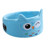 Bluetooth Sleep Eye Mask Travel Wireless Sleeping Music Headband Earphone Blue Owl
