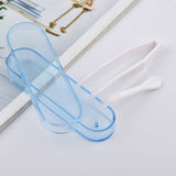 10PCS Lens Tweezers Applicator Remover Kit with Storage Case Blue