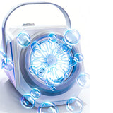 Remote Control Bubble Machine with LED Lights Bubble Maker Party Toy for Wedding Event White